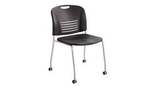 Stacking Chairs Safco Office Furniture Vy™ Straight Leg w/ Caster (Qty. 2)