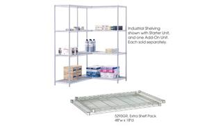 Shelving Safco Office Furniture in Dustrial Extra Shelf Pack, 48in x 18in (Qty. 2)
