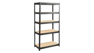 Shelving Safco Office Furniture Boltless Steel and Particleboard Shelving 36in x 18in