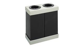 Waste Baskets Safco Office Furniture At-Your-Disposal® Recycling Center Double