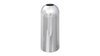 Waste Baskets Safco Office Furniture Open Top Dome Receptacle, Chrome