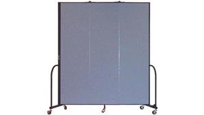 Office Panels & Partitions Screenflex 88"H  Three Panel Portable Room Divider