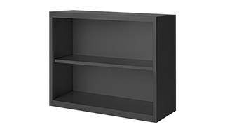 Bookcases Steel Cabinets USA 36" x 13" x 30" Steel Bookcase