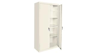 Storage Cabinets Steel Cabinets USA 48in W x 18in D x 72in H Stationary Storage Cabinet