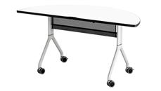 Training Tables Safco Office Furniture 60" x 30" Half Round Table