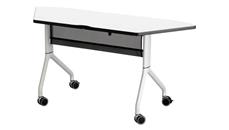 Training Tables Safco Office Furniture 60" x 24" Trapezoid Table