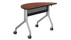 Training Tables Safco Office Furniture 48" x 24" Half Round Training Table