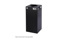 Waste Baskets Safco Office Furniture Public Square® 31-Gallon Recycling Can Base