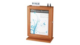 Office Organizers Safco Office Furniture Customizable Wood Suggestion Box