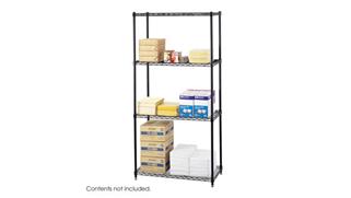 Shelving Safco Office Furniture Commercial Wire Shelving, 36in x 18in
