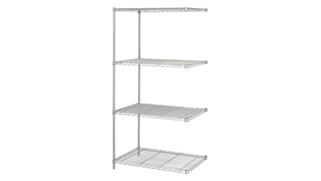 Shelving Safco Office Furniture in Dustrial Add-On Unit, 24in x 36in