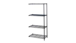 Shelving Safco Office Furniture in Dustrial Add-On Unit, 48in x 18in