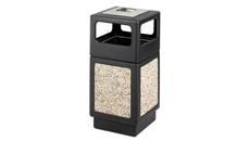 Waste Baskets Safco Office Furniture 38 Gallon Ash Urn/Side Open Waste Receptacle