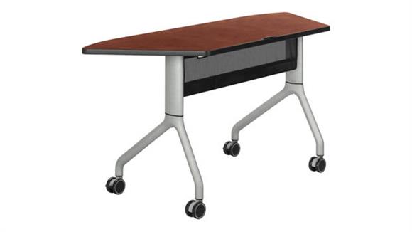 Training Tables Safco Office Furniture 60" x 24" Trapezoid Training Table