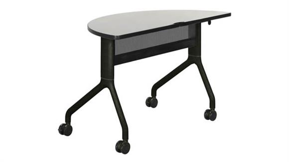 Training Tables Safco Office Furniture 48" x 24" Half Round Table