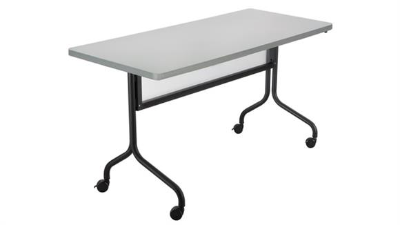 Training Tables Safco Office Furniture 60" x 24" Mobile Training Table, Rectangle