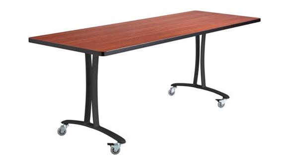 Training Tables Safco Office Furniture 72" x 24" Mobile Table with Casters
