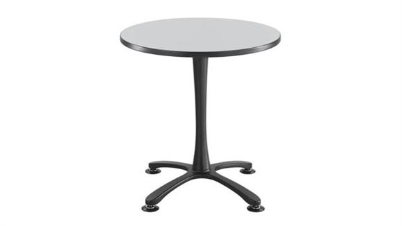 Cafeteria Tables Safco Office Furniture 30" Round, X Base, Sitting Height Table