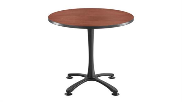Cafeteria Tables Safco Office Furniture 36" Round, X Base Sitting Height