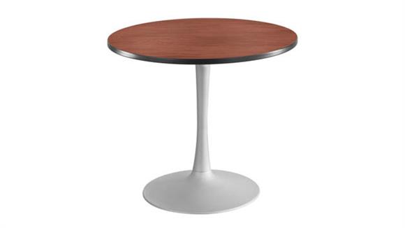 Cafeteria Tables Safco Office Furniture 36" Round, Trumpet Base, Sitting Height Table