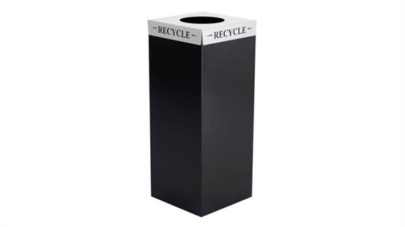 Waste Baskets Safco Office Furniture Square-Fecta™ "Recycle" Lid