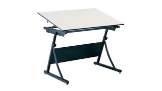 Drafting Tables Safco Office Furniture Drafting Table, 60" x 37 1/2" with PlanMaster Height-Adjustable Base