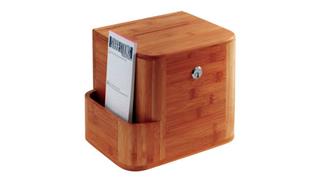 Office Accessories Safco Office Furniture Bamboo Suggestion Box