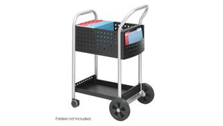 Mobile File Cabinets Safco Office Furniture Mail Cart, 20in D