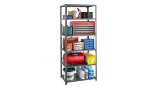 Shelving Safco Office Furniture 36in W x 24in D x 85in H in Dustrial Steel Shelving