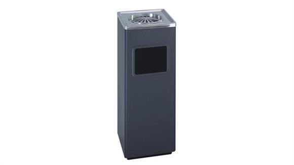 Waste Baskets Safco Office Furniture Square Ash and Trash Receptacle