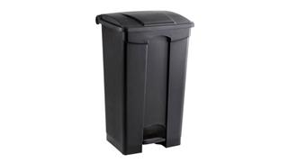Waste Baskets Safco Office Furniture Plastic Step-On - 23 Gallon Receptacle