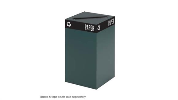 Waste Baskets Safco Office Furniture 26" High Waste Receptacle for Recycling