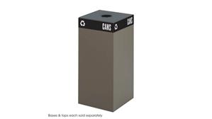 Waste Baskets Safco Office Furniture 32" High Waste Receptacle for Recycling