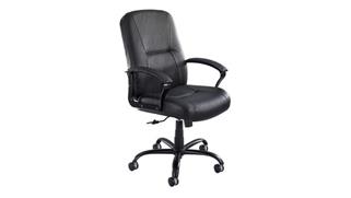 Big & Tall Safco Office Furniture High Back Big and Tall Leather Chair