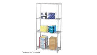 Shelving Safco Office Furniture in Dustrial Wire Shelving, 36in x 18in