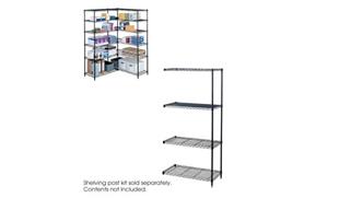 Shelving Safco Office Furniture in Dustrial Add-On Unit, 36in x 18in