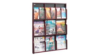 Magazine & Literature Storage Safco Office Furniture Expose™ 9 Magazine 18 Pamphlet Display