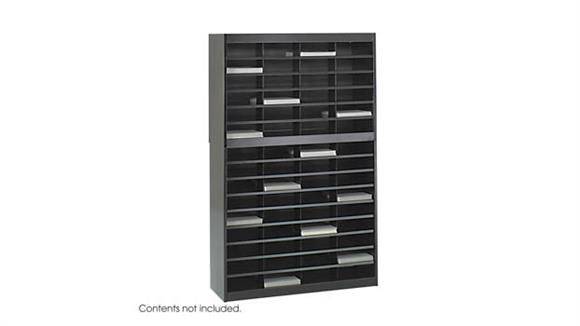 Magazine & Literature Storage Safco Office Furniture Steel 60 Compartment Letter Size Literature Organizer