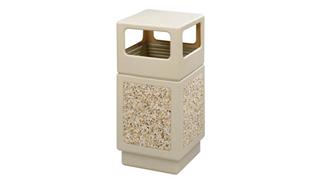 Waste Baskets Safco Office Furniture Canmeleon™ Aggregate Panel, Side Open, 38 Gallon