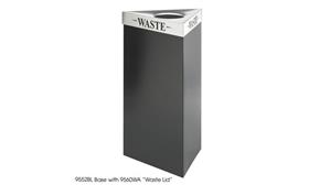 Waste Baskets Safco Office Furniture 19 Gallon Waste Receptacle