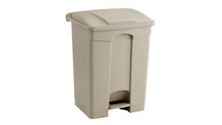 Waste Baskets Safco Office Furniture Plastic Step-On - 17 Gallon Receptacle