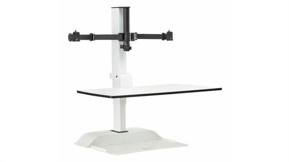 Soar™ Electric Desktop Sit/Stand – Dual Monitor Arm