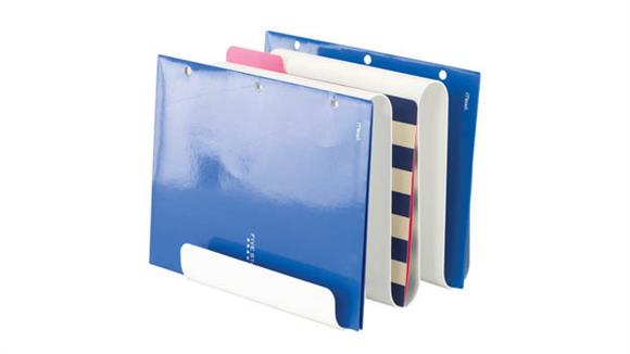 Wave Desk Accessory - Desktop File Rack with 4 Upright Sections