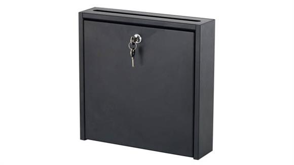 12in x 12in Wall-Mounted Interoffice Mailbox with Lock