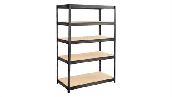 Boltless Steel and Particleboard Shelving 48in x 24in