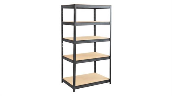 Boltless Steel and Particleboard Shelving 36in x 24in