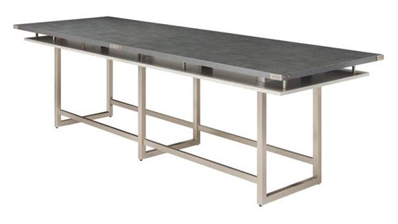 12’ Conference Table, Standing-Height