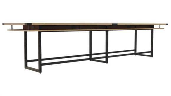 16’ Conference Table, Standing-Height