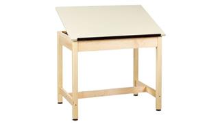 Drafting Tables Shain Solutions 30"H  Drafting Table with Adjustable Top