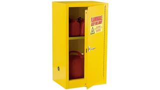 Storage Cabinets Sandusky Lee 23in W x 18in D x 35in H Compact Flammable Safety Cabinet